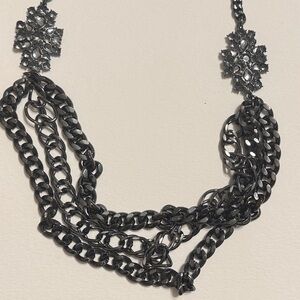 Elegant Black Chain Necklace